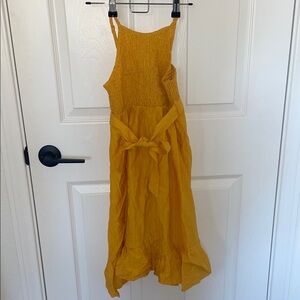 Yellow Sleeveless Dress